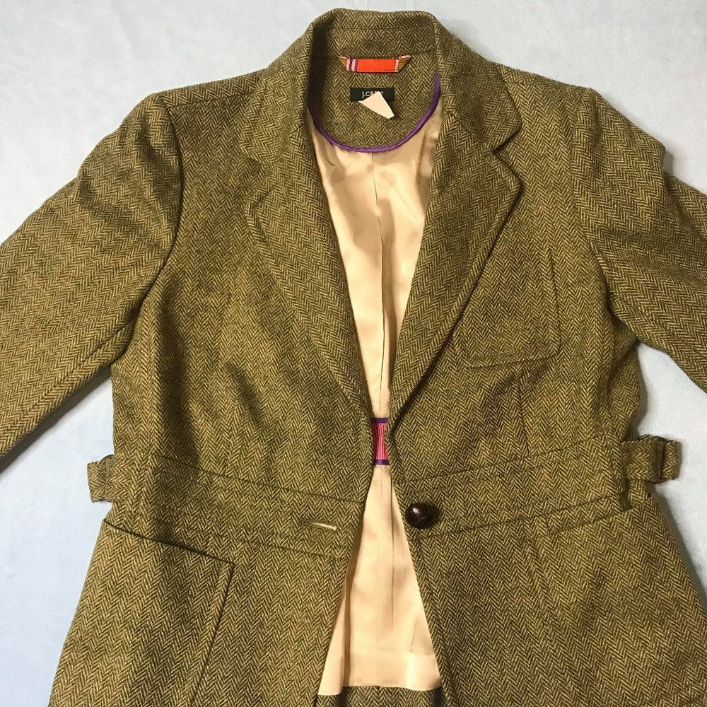 J. Crew Robert Noble Scottish Wool Blazer Jacket
